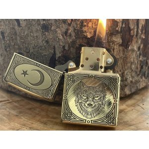 Zippo Çakmak Üzerine Gümüş Tasarımlar