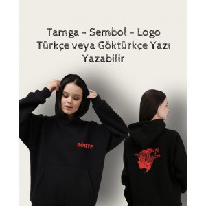 Normal Kapşonlu Kişiye Özel Tasarım 